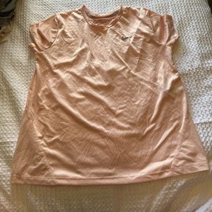 Pink Nike dry fit T-shirt